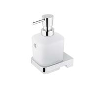 Nimco Maya - Distributeur de savon avec support, verre dépoli / chrome MA 29031C-26