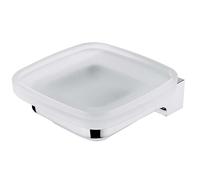 Nimco Maya - Distributeur de savon avec support, verre dépoli/chrome MA 29059C-26