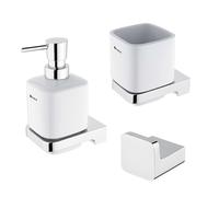 Nimco Maya - Ensemble d'accessoires de salle de bains, chrome MA set-31K-26