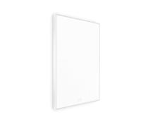 Nimco - Miroir avec éclairage LED, 60x80 cm, avec deux capteurs tactiles, blanc mat ZPB 13002VX-05