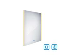 Nimco - Miroir avec éclairage LED, 60x80 cm, avec deux capteurs tactiles ZP 17002VX