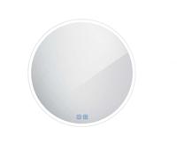 Nimco - Miroir avec éclairage LED, diamètre 60 cm, touches tactiles, aluminium ZP 26000RVX