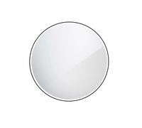 Nimco - Miroir avec éclairage LED, diamètre 80 cm, noir mat ZPC 28002R-90