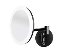 Nimco - Miroir de maquillage mural avec éclairage LED, noir ZK 20265-90