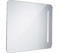 Nimco - Miroir de salle de bains série 2000 rétro-éclairé par LED, 60x80 cm, carré, aluminium ZP 2002