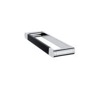 Nimco Nava - Porte-serviettes, longueur 25 cm, noir mat/chrome NA 28060