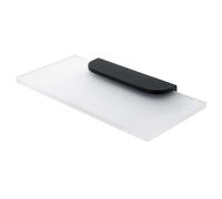 Nimco Nikau - Tablette, longueur 20 cm, verre dépoli/noir mat NKC 30091B-20-90
