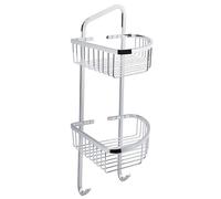 Nimco Open - Etagère en fil métallique, d'angle, 21x21x46 cm, chromée OP 121D-26