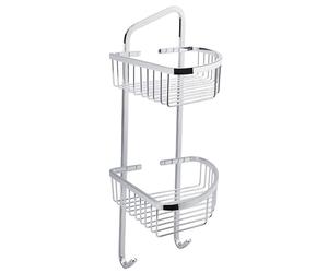 Nimco Open - Etagère en fil métallique, d'angle, 21x21x46 cm, chromée OP 121D-26
