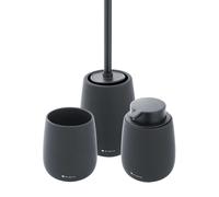 Nimco Tabo - Ensemble d'accessoires de salle de bains, noir TA SET-90