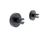 Nimco Unix - Fixations d'étagères, noir mat UNC 13091BS-90
