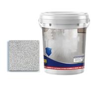 Nimedala Peinture époxy pour sol, revêtement effet marbre haute brillance pour béton (Gray,500g)