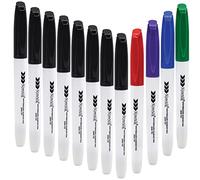 NimNik Feutre Tableau Blanc Effacable, 12 Pcs Feutre Ardoise Effacable Stylo Feutre Magnetique Faible Odeur, Marqueur Tableau Blanc Effacable Pour Maison L'école ou Bureau