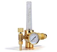 Nimomo Argon CO2 Régulateur De Pression, Argon Détendeur Gaz Reducteur De Pression Argon Débitmètre Régulateur De Gaz Laiton Manomètre Régulateur De Pression D'argon Pour MIG TIG Soudage