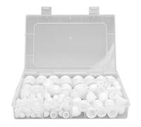 Nimomo Cache Ecrou, 160 Pièces Cache Boulons Capuchon à Vis Cache Vis Cache Boulon, Blanc Ecrou Protection Hexagonal Protection Cache Pour écrous Vis Boulons, M4/M5/M6/M8/M10/M12