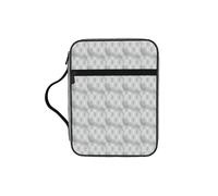 NImongt Sac de rangement argenté avec imprimé géométrique pour église, voyage, écriture, accessoire ecclésiastique