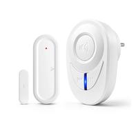 Nineleaf Carillon Détecteur Porte Sans Fil, Alarme Porte & Fenêtre, 1PC | Detecteur Ouverture De Porte Sans Fil, Sonnette Entrée Magasin,180 m,48 Mélodies,5 Volumes, Maison/Boutique/Malentendants