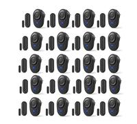 Nineleaf Carillon Détecteur Porte Sans Fil, Alarme Porte,Noir-20PC | Detecteur Ouverture De Porte Sans Fil, Sonnette Entrée Magasin,180 m,48 Mélodies,5 Volumes, Maison/Boutique/Malentendants