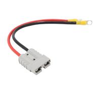 NINESHE Câble de charge pour chariot élévateur électrique, 10 AWG, 30 cm de long avec joint torique, connecteur de fil de prise de chariot élévateur pour tête femelle EC5 vers 50 A ou plus pour fil de