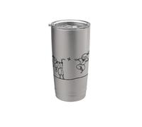 Ninja avec espion étoile Gobelet isotherme en acier inoxydable double paroi