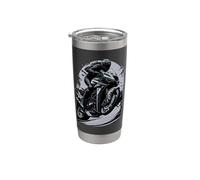 Ninja Biker Gobelet isotherme en acier inoxydable double paroi