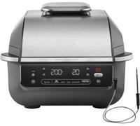 Grille-viande NINJA Foodi Air Grill EG351 gris thermosonde à poser, 25.5x24.5 cm