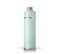 Ninja Thirsti Bouteille et flasque 530 ml avec couvercle étanche, conçue pour boissons gazeuses, chaudes et froides. Voyage/sport. Triple isolation, bouteille en acier inoxydable, Menthe, DW1801EUUKMT