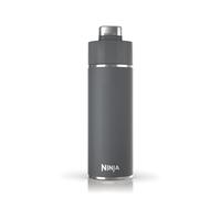 Ninja Thirsti Bouteille et flasque 530 ml, Couvercle, Triple isolation | étanche, conçue pour boissons gazeuses, chaudes et froides, Voyage/sport, en acier inoxydable, Gris - DW1801EUUKGY