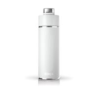 Ninja Thirsti Bouteille et flasque 700 ml avec couvercle étanche, conçue pour boissons gazeuses, chaudes et froides. Voyage/sport. Triple isolation, bouteille en acier inoxydable, Blanc, DW2401EUUKWH