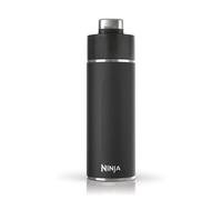 Ninja Thirsti Utilisation quotidienne, Fitness, Randonnée, Sports 700 ml Plastique, Acier inoxydable Noir