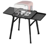 Ninja Woodfire Chariot de support pliable pour barbecue, compatible avec le barbecue électrique d'extérieur Ninja Woodfire (Série OG700), accessoire officiel, noir