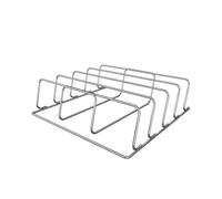 Ninja Woodfire Grille pour côtes XL pour griller jusqu'à 4 carrés de côtes, facile à essuyer, compatible avec les barbecues électrique d'extérieur OG850 / OG901, noire, XSKOGXLRBRKEU