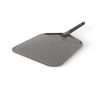 Ninja Woodfire Pelle à pizza pour Four d'extérieur légère OO101UK | perforée, résistante à la rouille, pour des pizzas de 30cm, noire, utilisable pour les barbecues ou grillades, XSKPZPLEU