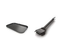 Ninja Woodfire Plancha XL, compatible avec les barbecues électrique d'extérieur OG850 / OG901, noire, XSKOGXLFPLTEU + Ninja Woodfire Brosse de nettoyage de Barbecue, noire, XSKOGXLCNBSEU