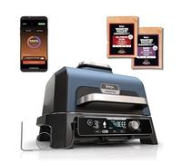 Barbecue électrique avec fumoir et thermosonde - NINJA - Woodfire Pro Connect XL - OG901EU - Granulés Woodfire