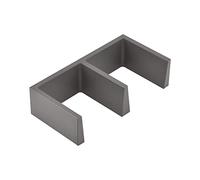 NINKA 2285.90 10111 Connect E-Element Système de rangement avec 2 compartiments 20 x 10 x 5 cm, plastique gris foncé, argenté