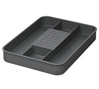 NINKA 5002.91 41514 12/17/26/32 litres, Bol Bio eins2top Petit Contre Les odeurs désagréables, Couvercle avec Filtre, Gris foncé, Argent