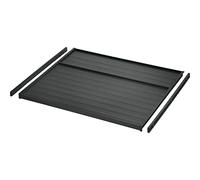 NINKA 5279.11 41446 Barre de guidage pour couvercle Eins2vier et un 2cinq accessoires pour poubelles, plastique gris foncé, argenté