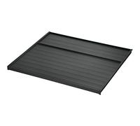 NINKA 5280.83 90680 KB 800 mm, couvercle pour poubelle eins2vier et eins2fünf, KS 18/19 mm, plastique gris foncé, argenté