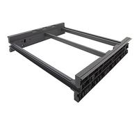 NINKA 5284.32 90680 Cadre suspendu 1 25 Ko 450 mm pour poubelle à suspendre, plastique gris foncé, argenté