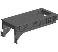 Ninka cadre suspendu KB 300mm - support pour poubelle adapté au système de tri des déchets eins2sechs, aluminium gris foncé