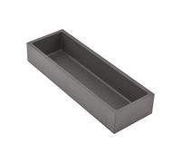 NINKA Connect 2289.11 10111 Connect Système de rangement de tiroirs avec 1 compartiment de base en plastique gris foncé 30 x 10 x 5 cm Argenté 300 mm