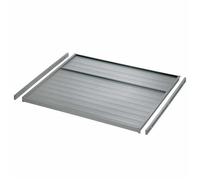 Ninka eins2vier Plaque Couvercle + Glissières pour Couvercle pour Largeur Meuble 600 mm gris aluminium