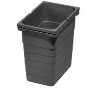 Ninka eins2vier Poubelle Hauteur: 310 mm Volumen: 8 Liter 310 x 153 mm gris sombre Système Tri des Déchets Ordures de