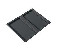 NINKA Plaque de couvercle simple pour poubelle 6 litres une24 plastique gris foncé