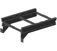 Ninka support de poubelle eins2fünf NL 500 KB 450mm - Support pour collecteur de déchets encastré, plastique gris foncé