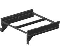 Ninka support de poubelle un2cinq NL 500 KB 600mm - support pour collecteur de déchets encastré, plastique gris foncé