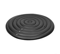 NINMORTH 180 cm Housse de Spa Gonflable Réglable pour Couvercle Rond PVC Économie d'Energie Installer pour Eau pour Protection Jardin Noir (avec poignée)