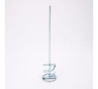 NINMORTH 316L pour perceuse à palette de mélange de peinture en acier inoxydable, longueur 250 mm, tige de 8 mm de diamètre, turbine de 50 mm pour mélangeur métallique robuste, matériaux à viscosité
