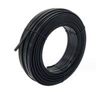 NINMORTH Câble chauffant auto-régulant 17 W pour protection contre le gel des conduites d'eau, fil électrique 230 V avec gaine en polyéthylène, drain de gouttière de toit max 65 C